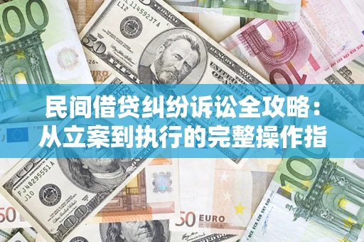 济南民间借贷纠纷诉讼全攻略：从立案到执行的完整操作指南