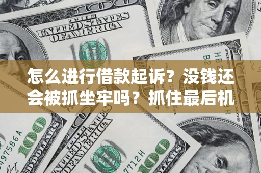 济南怎么进行借款起诉？没钱还会被抓坐牢吗？抓住最后机会！