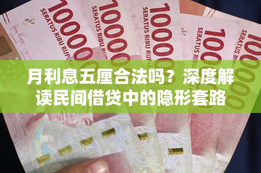 济南月利息五厘合法吗？深度解读民间借贷中的隐形套路