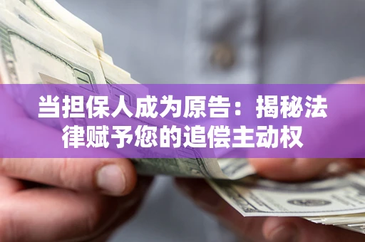 济南当担保人成为原告：揭秘法律赋予您的追偿主动权