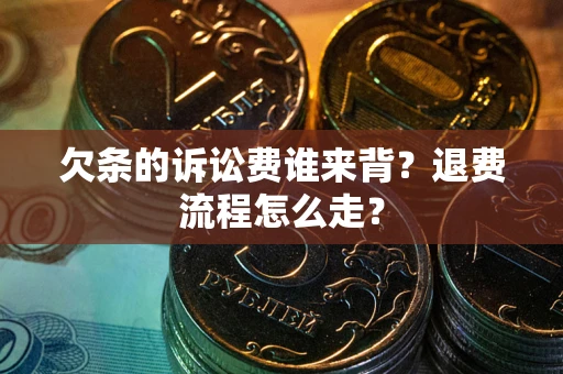 济南欠条的诉讼费谁来背？退费流程怎么走？
